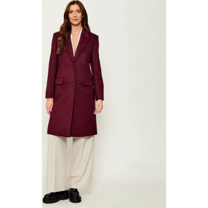 BOSS BLACK Wełniany płaszcz Classin