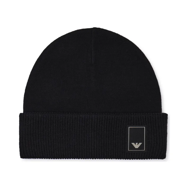 Emporio Armani Wełniana czapka | z dodatkiem kaszmiru