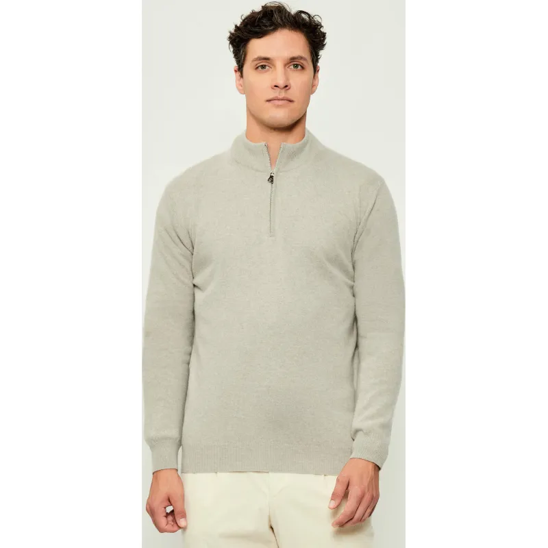 Oscar Jacobson Sweter Patton | Regular Fit | z dodatkiem wełny i kaszmiru