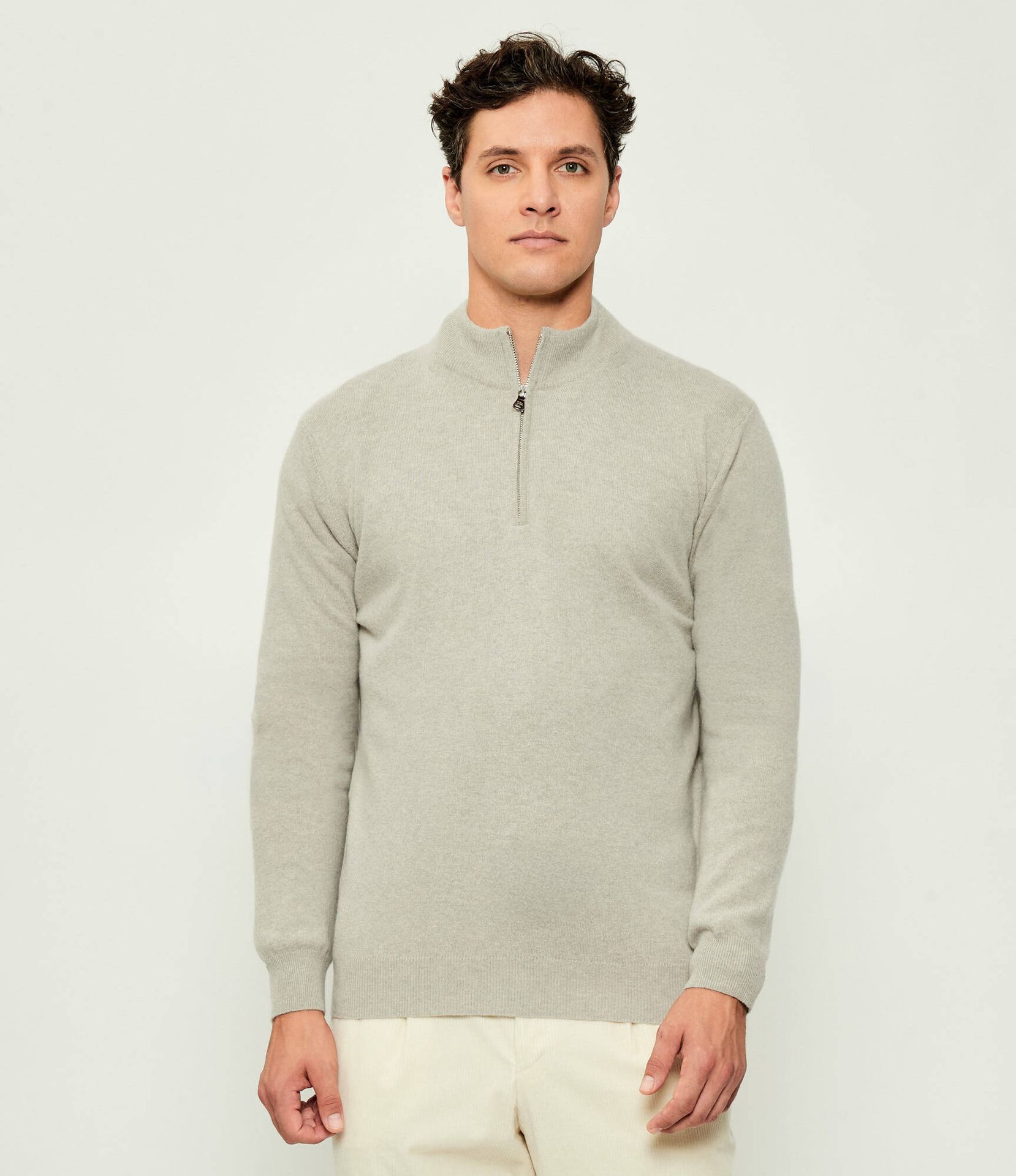 Oscar Jacobson Sweter Patton Regular Fit z dodatkiem wełny i kaszmiru