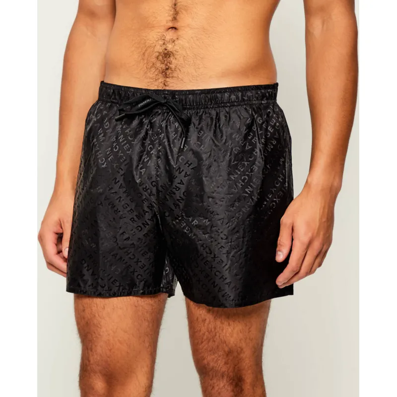 Armani Exchange Szorty kąpielowe Regular Fit