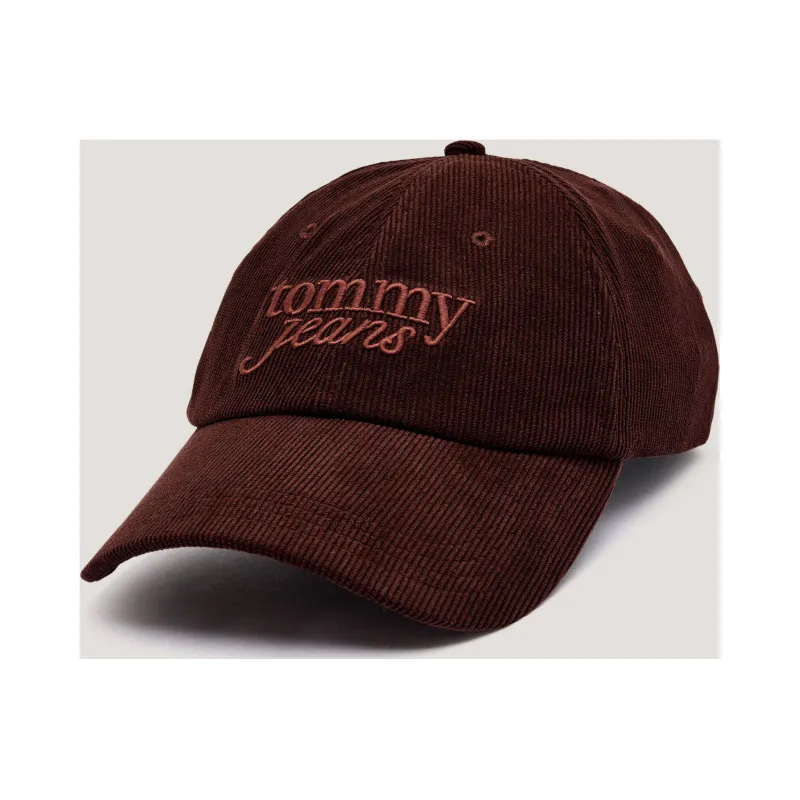 Tommy Jeans Sztruksowa bejsbolówka