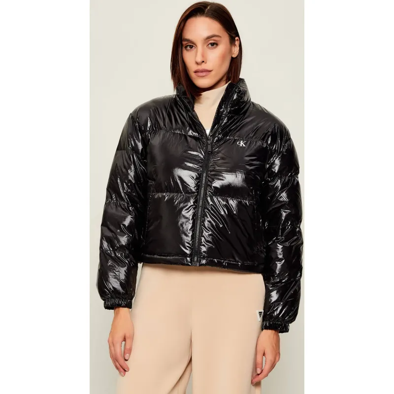 Calvin Klein Jeans Puchowa kurtka | Cropped Fit