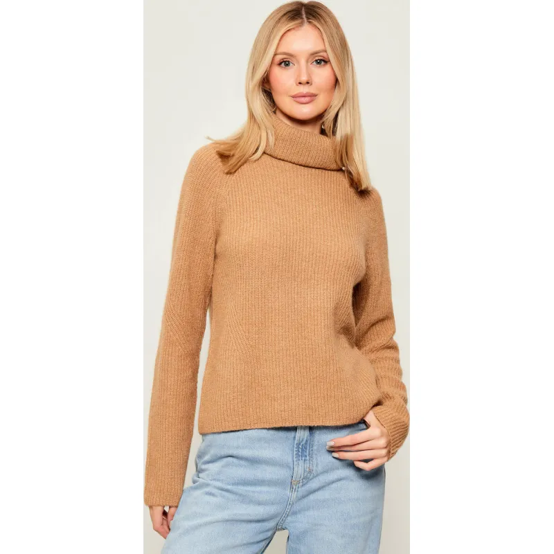 BOSS ORANGE Wełniany golf C_Falodina | Regular Fit