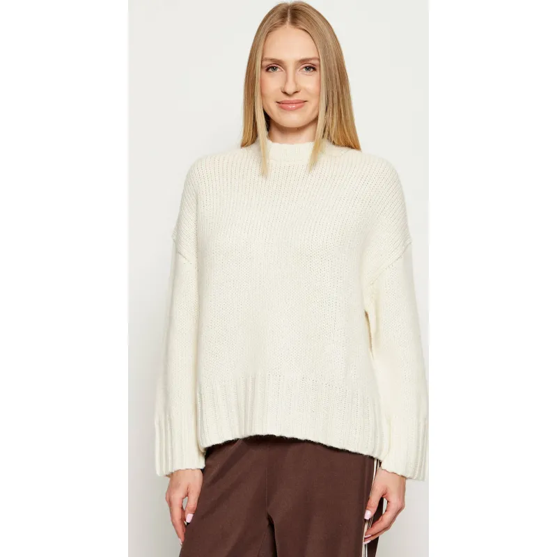 HUGO Wełniany półgolf Siolino Relaxed fit