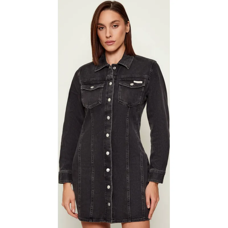 Calvin Klein Jeans Jeansowa sukienka