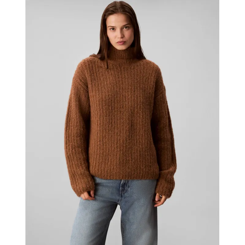 Calvin Klein Jeans Golf | Relaxed fit | z dodatkiem wełny