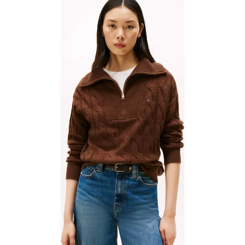 Tommy Hilfiger Wełniany sweter Loose fit