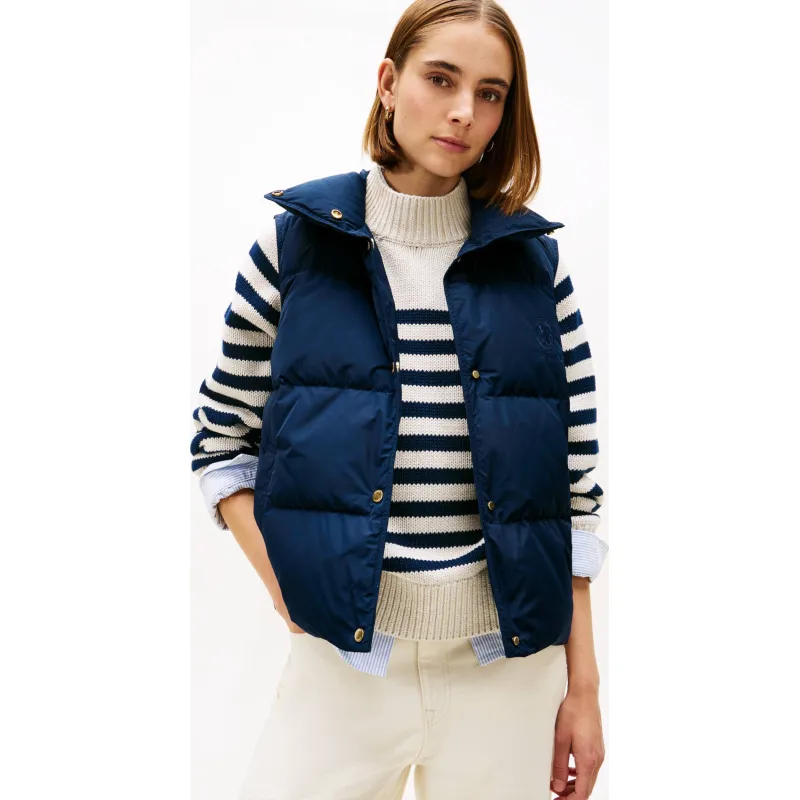 Tommy Hilfiger Puchowy bezrękawnik CREST | Loose fit