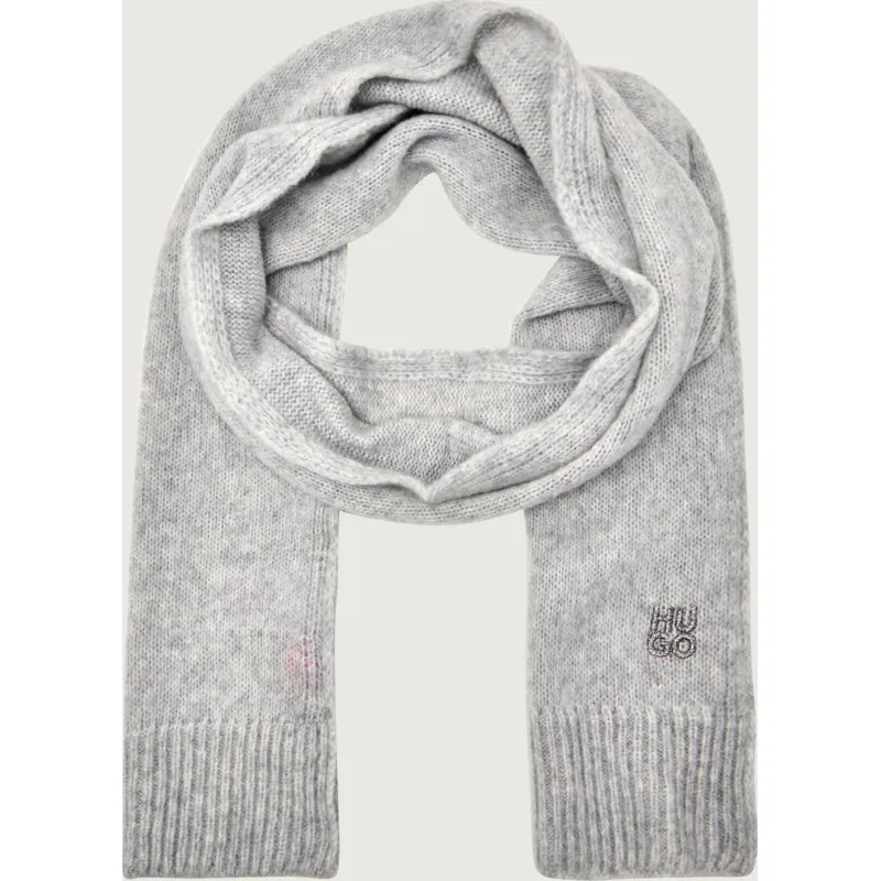 HUGO Wełniany szal + czapka Sarmi_Set