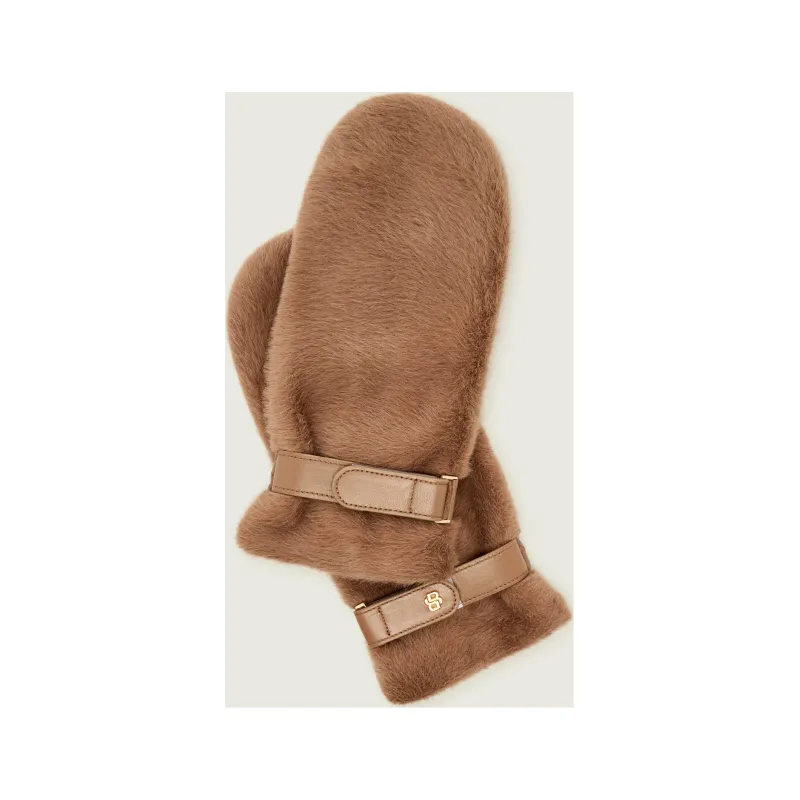 BOSS BLACK Skórzane rękawiczki Yosie-F