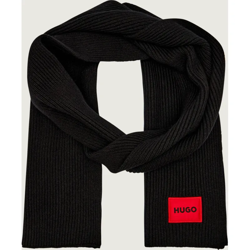 HUGO Wełniany szal Saffa