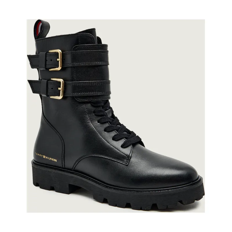 Tommy Hilfiger Skórzane botki