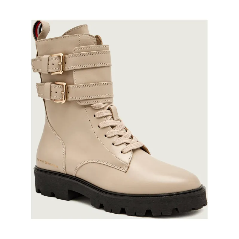 Tommy Hilfiger Skórzane botki