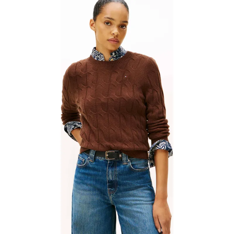 Tommy Hilfiger Wełniany sweter | Regular Fit