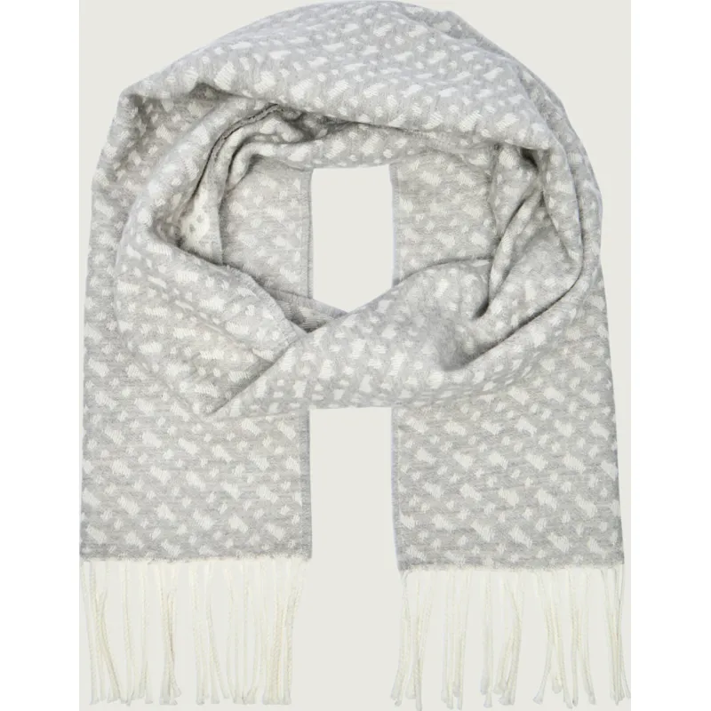 BOSS BLACK Wełniany szal Zesy