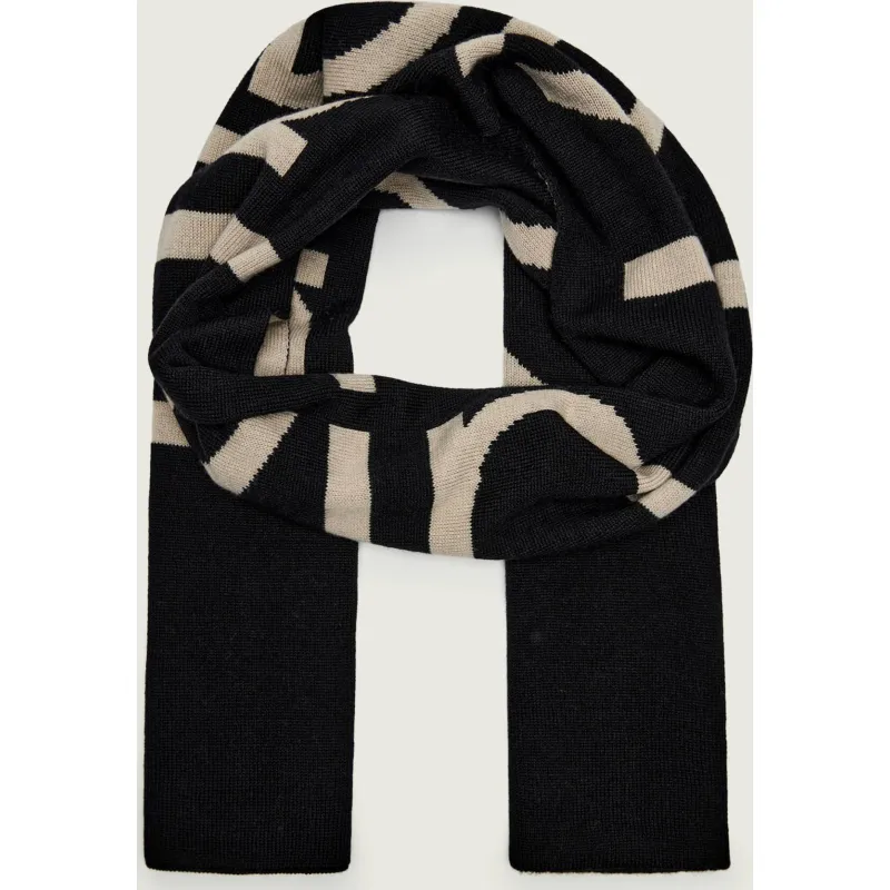 Calvin Klein Wełniany szal z dodatkiem kaszmiru