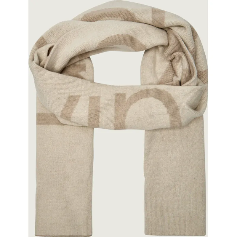 Calvin Klein Wełniany szal z dodatkiem kaszmiru