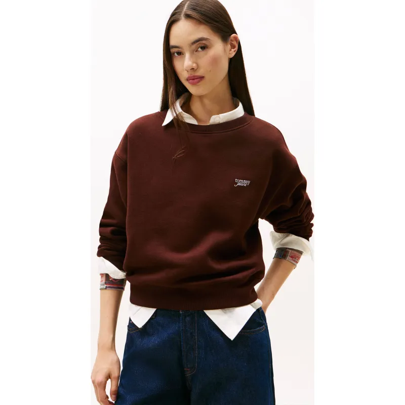Tommy Jeans Bluza SILVER SCRIPT | Relaxed fit