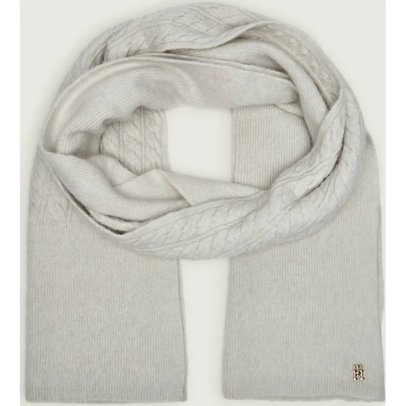 Tommy Hilfiger Szal z dodatkiem wełny