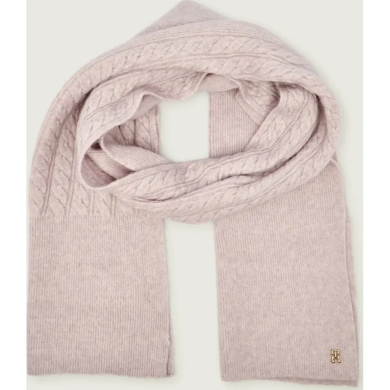 Tommy Hilfiger Szal z dodatkiem wełny