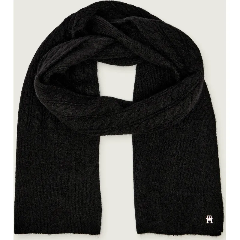 Tommy Hilfiger Szal z dodatkiem wełny