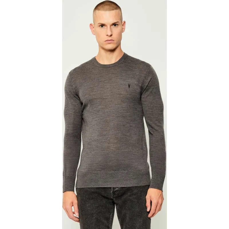 AllSaints Wełniany sweter MODE | Slim Fit