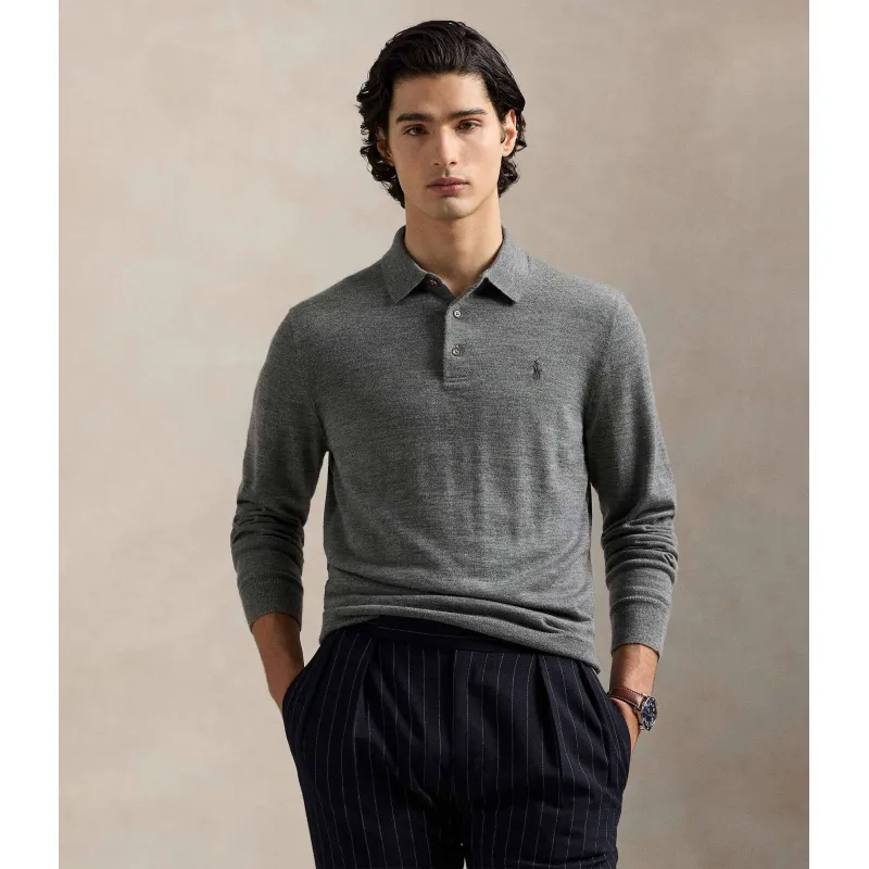 POLO RALPH LAUREN Wełniane polo | Regular Fit
