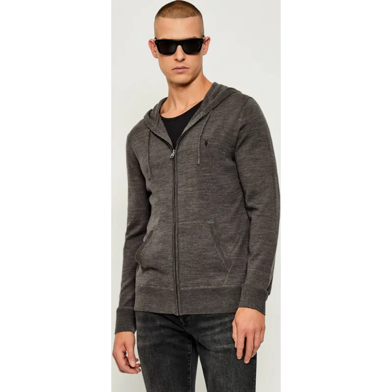 AllSaints Wełniany sweter MODE | Slim Fit