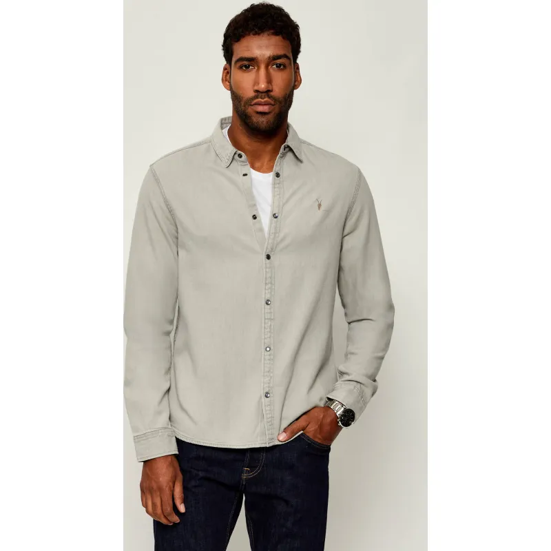 AllSaints Jeansowa koszula GLEASON | Regular Fit