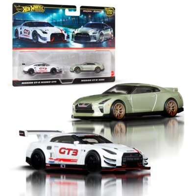 Zestaw pojazdów Hot Wheels Premium Nissan GTR JBL05 (2 szt.)