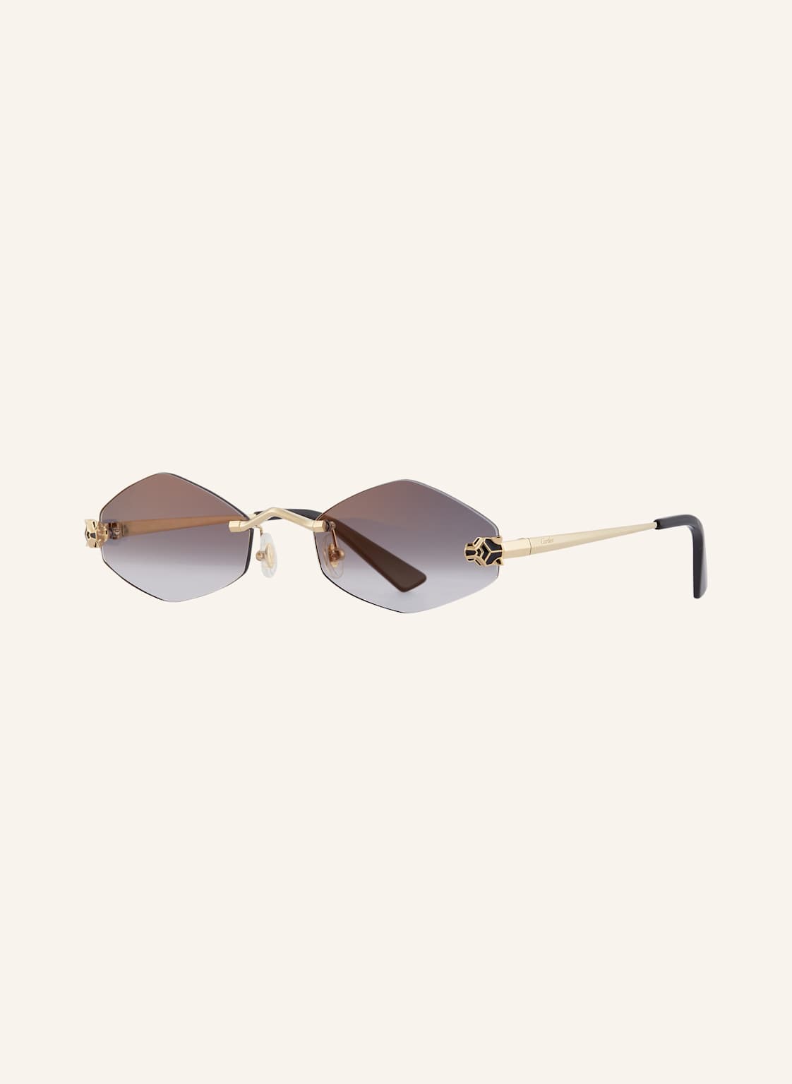 Cartier Okulary Przeciwsłoneczne 6L001693 gold