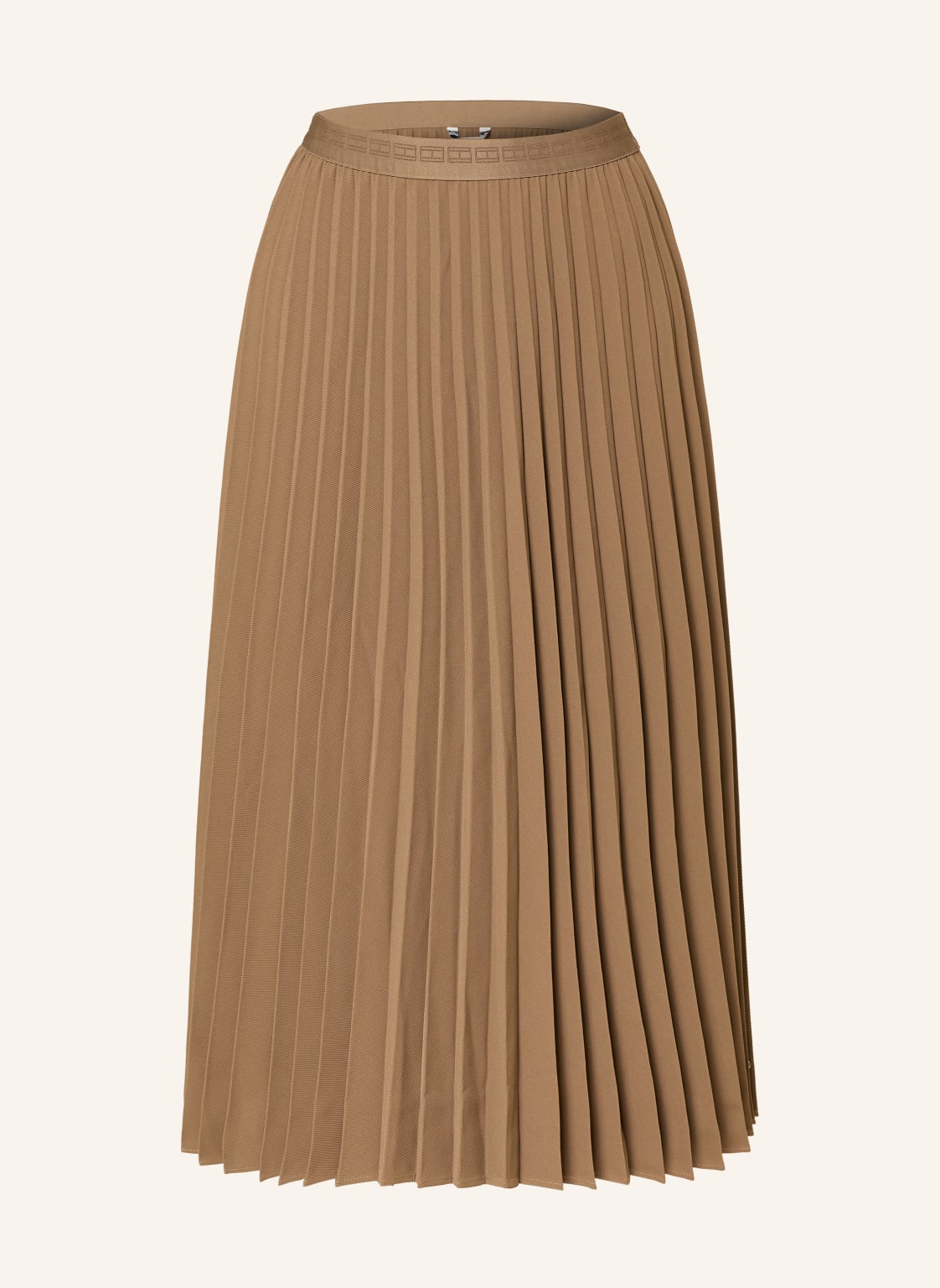Tommy Hilfiger Plisowana Spódnica beige