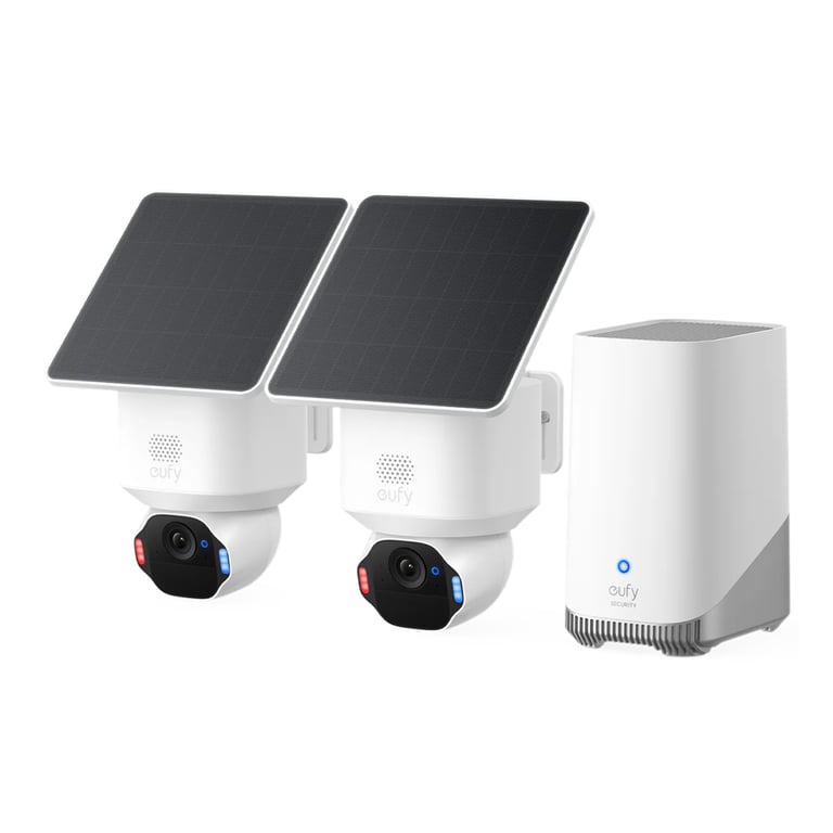 Eufy SoloCam E42 + HomeBase S380 Tubowa Kamera bezpieczeństwa IP Wewnętrz i na wolnym powietrzu 3840 x 2160 px Sufit / Ściana