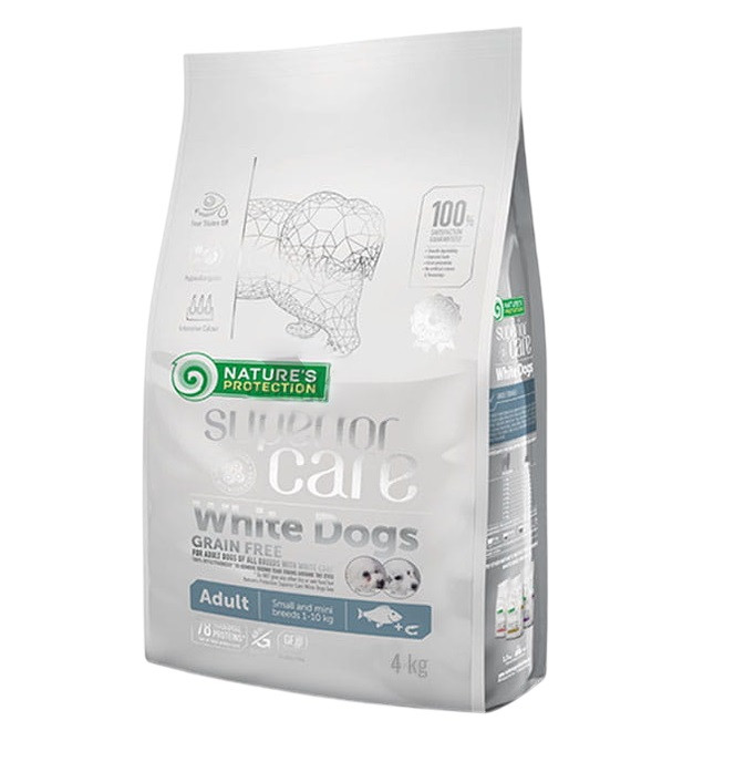 NATURE'S PROTECTION Superior care White Fish Small and mini - sucha karma dla psa - 4kg