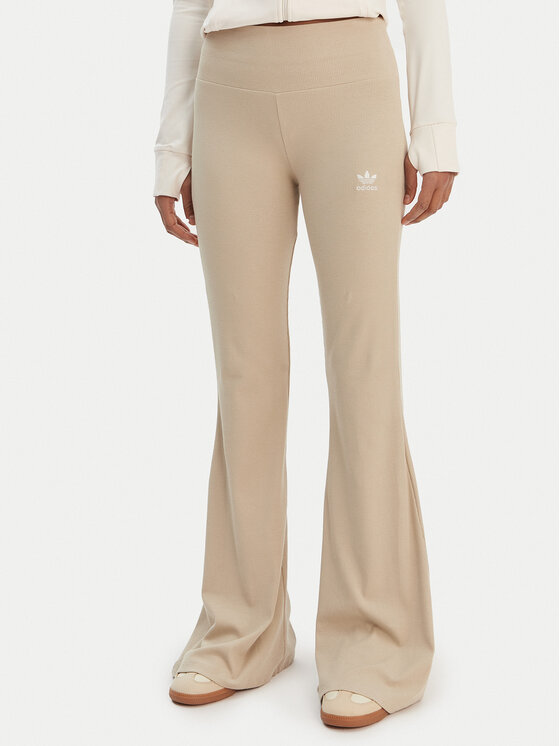adidas Legginsy Essentials KD3850 Beżowy Flared Leg