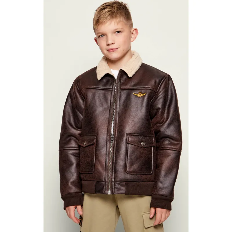 Aeronautica Militare Kurtka MONTONE | Relaxed fit | shearling