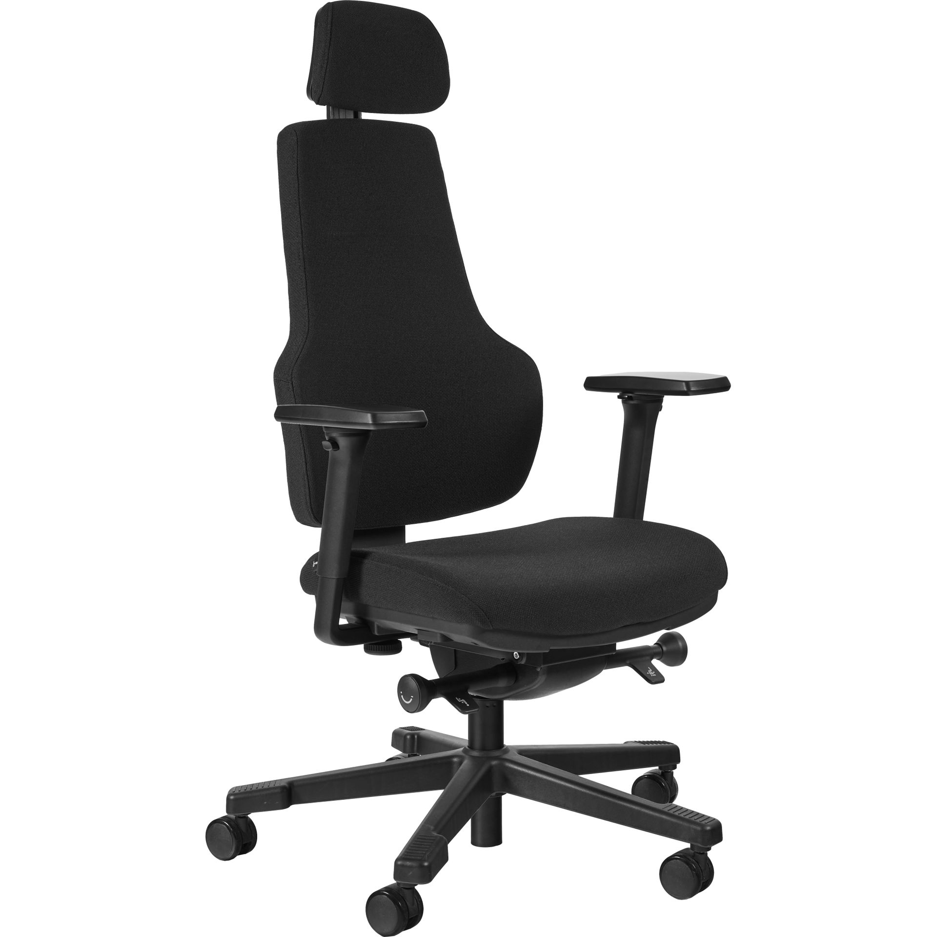 Unique Fotel Obrotowy Ergonomiczny N9 Regulowany Czarny