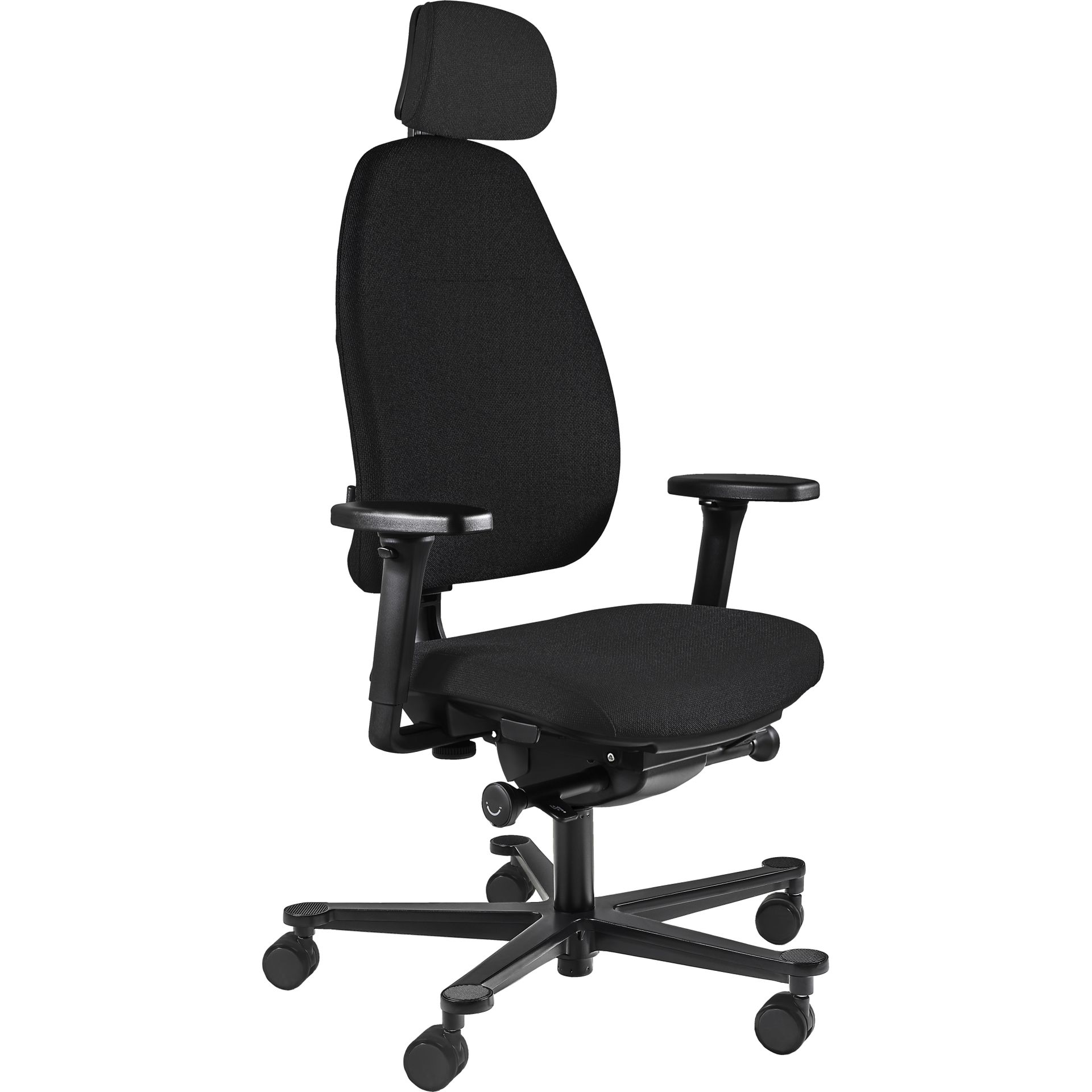 Unique Fotel Obrotowy Ergonomiczny Magic z Zagłówkiem Czarny