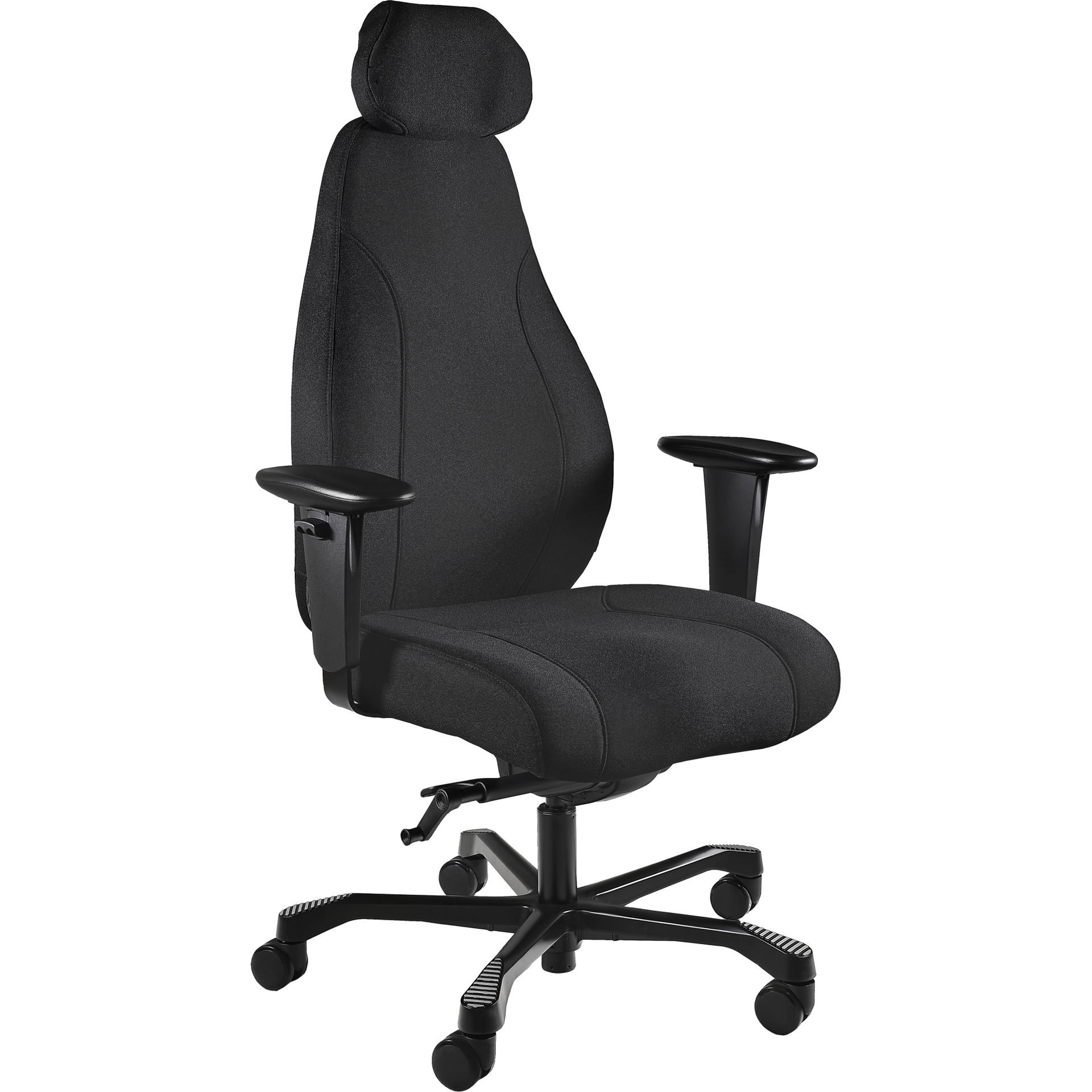 Unique Fotel Obrotowy Ergonomiczny Piu z Zagłówkiem Czarny