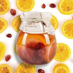 Cytrynki z żurawiną w syropie 270g