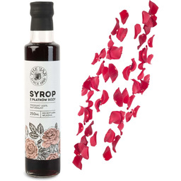 Syrop różany z płatków róży naturalny 250 ml