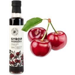 Syrop wiśniowy naturalny 60% wiśni 250 ml