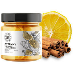 Cytryny w syropie z cynamonem 210 g The Jar