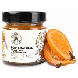 Pomarańcza w syropie z goździkami do herbaty 210 g