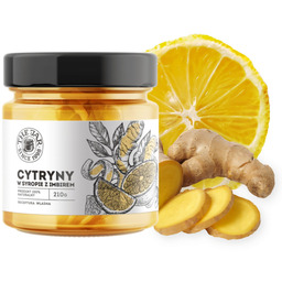 Cytryny w syropie z imbirem 210 g The Jar