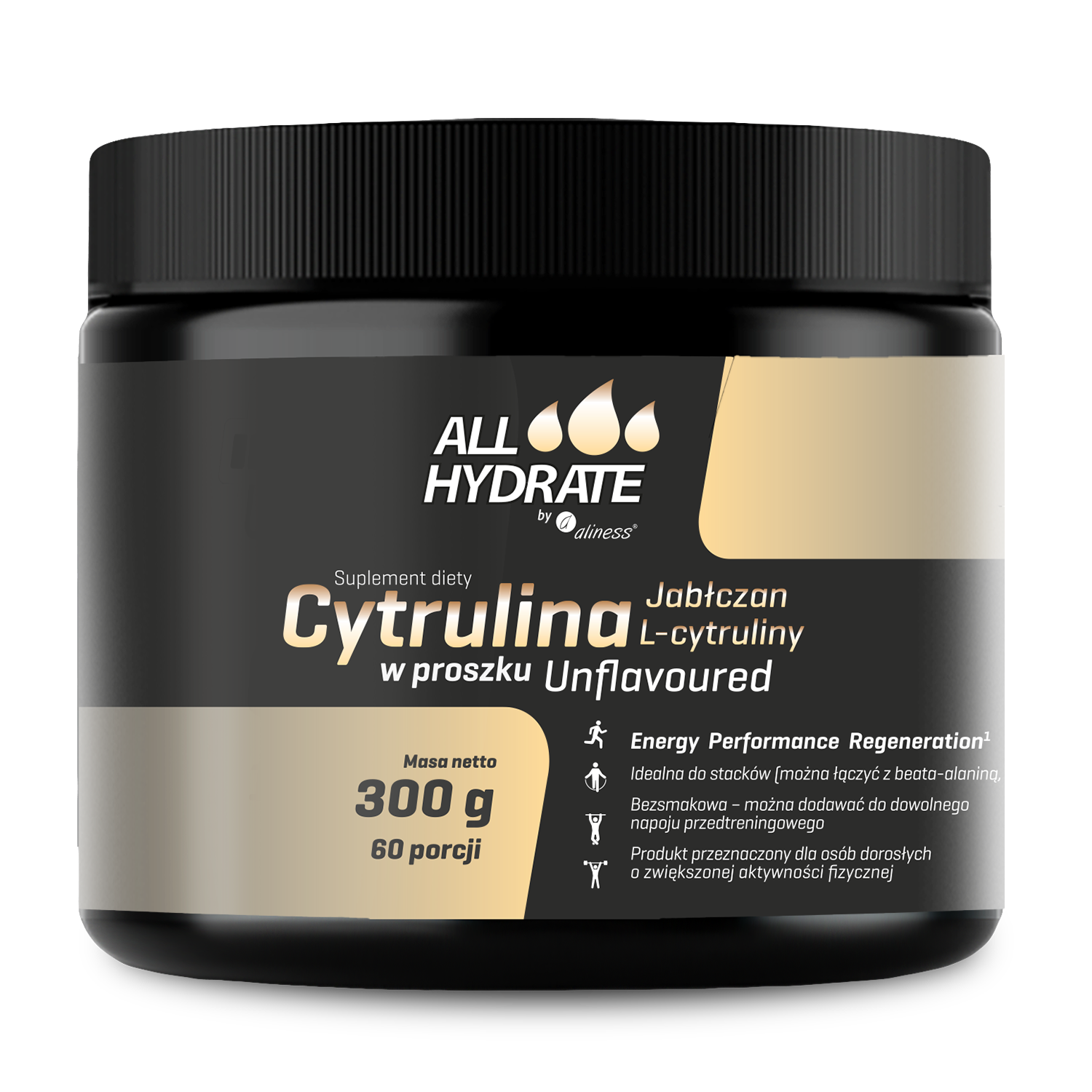ALLHydrate Cytrulina jabłczan l-cytruliny, 300 g