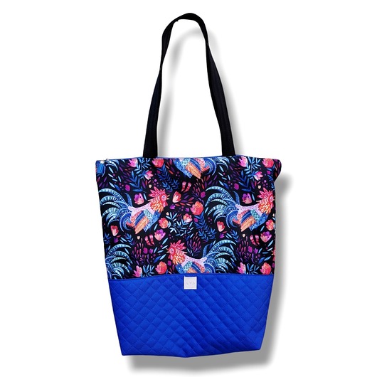 Torba shopper na zakupy wodoodporna shopperka torba na ramię koguty