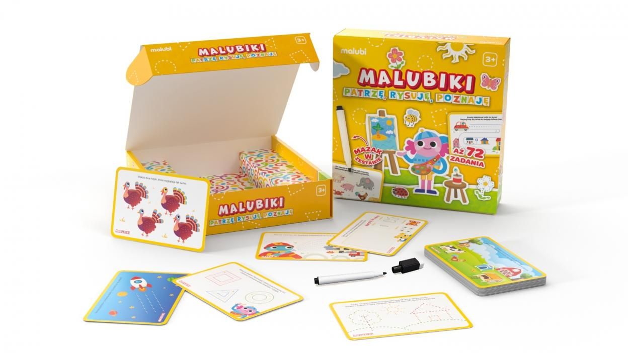 Malubiki patrzę, rysuję, poznaję - zabawka
