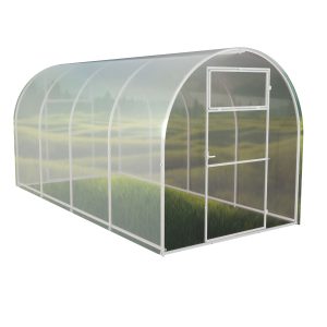 Szklarnia z poliwęglanu Tunel ogrodowy 2x4 m profile 20x20 poliwęglan 4mm